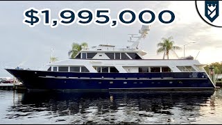 THIS 124' YACHT HAS BEEN DONATED TO CHARITY!