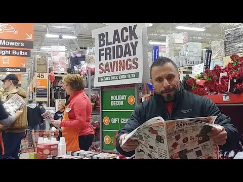 Black Friday Tool Deals At The Home Depot 2018! - YouTube