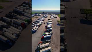 Largest Truckstop in the World Iowa I-80 #truckstop #semitrucks #truckdriver #trucks #semitruck