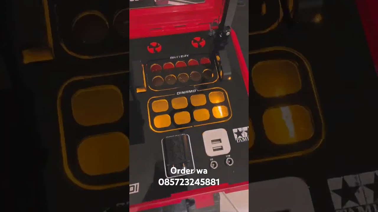 PITBOX BOX TAMIYA TRENDY DI CUSTOM JADI KEREN BANGET  