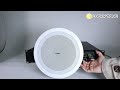 Lucky Tone CM-810 Metal Full Range Ceiling Speaker – 8" High-Performance Audio