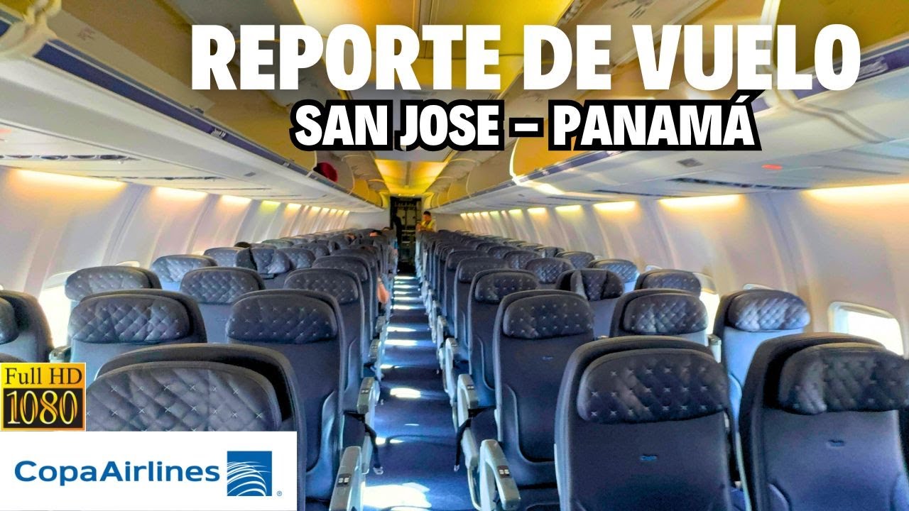 ¿LA RUTA con más DEMANDA de Copa Airlines? | San José - Panamá | Boeing 737 | TRIPREPORT #58 | HD
