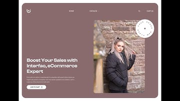 UI Inspiration | Daily UI Challenge | Modern UI Design | Ecommerce Hero Section | Figma SpeedArt