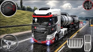 🚛 Offroad Cargo Truck Transporter Simulator 3D - Truck Transporter Driving Trailer Driver 3D screenshot 5