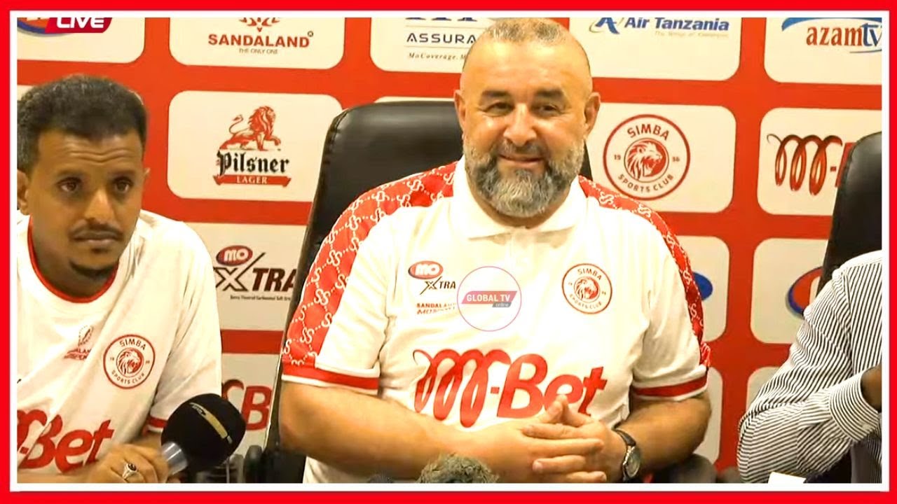 🔴#Live: KOCHA MPYA wa MAKOMBE SIMBA BENCHIKHA AZUNGUMZA kwa MARA ya ...