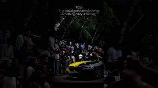 Pov :- "The crowd goes silent knowing something crazy is coming😯"#abhihub #automobile #bmw #caredit🔥