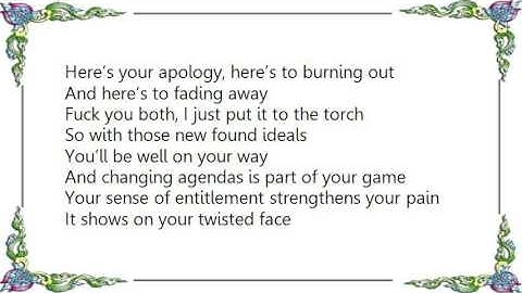 Hatebreed - Put It to the Torch Lyrics