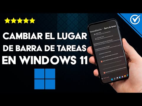 ¿Cómo cambiar de lugar la barra de tareas en WINDOWS 11? - Personaliza tu PC