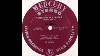 Tchaikovsky, Variations on a Rococo Theme, Op 33, janos Starker, Cello