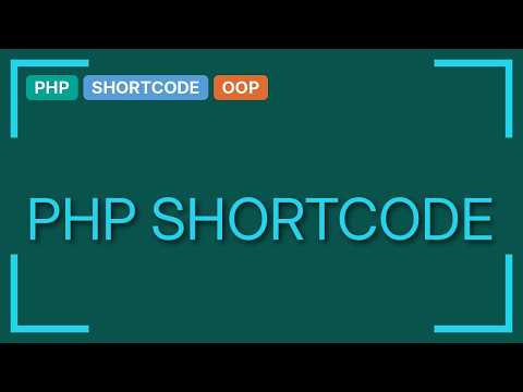 Wordpress: PHP Helper Class to create shortcodes