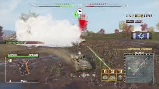 WoT console - FV101 SCORPION 90 - Road to MOE, 4 kills, 6.449 damage, 63.62% damage standing. 