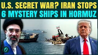 Iran EXPOSES U.S Secret 'Dark Fleet' in Strait of Hormuz 6 Ships Cornered, One BOMBED in Hormuz