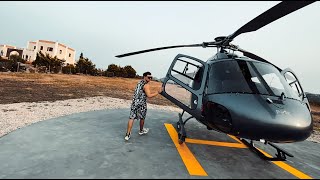 Santorini Travel Video - helicopter tour