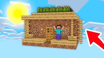 Minecraft THIS WORLD CONSIST OF ONE CHUNK HOUSE in Noob vs Pro Animation