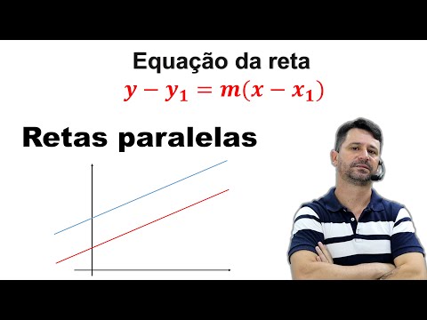 Vídeo: Como você encontra a equação de uma linha dado um ponto e uma linha paralela?