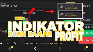 TRADING!! DI BINOMO HANYA PAKAI INDIKATOR PROFIT 100JT | BINARY OPTION