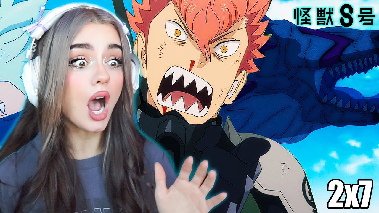 Он потерял контроль!! 😱⚡ | Реакция на 7 серию 2 сезона аниме «Кайдзю № 8»