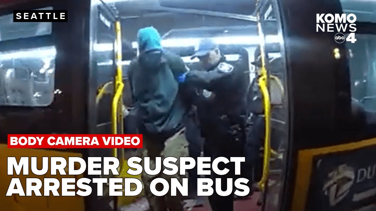 Seattle police take murder suspect into custody - YouTube
