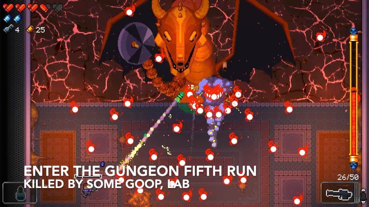Enter The Gungeon How To Beat Wallmonger Enter the Gungeon 5th challenge Killed by Wallmonger - YouTube