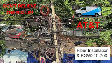 AT&T Fiber Installation and BGW210-700