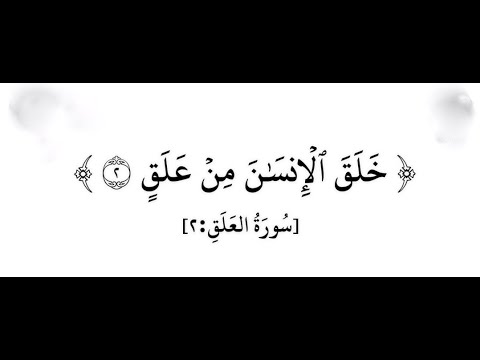 معنى علق في القرآن الكريم 