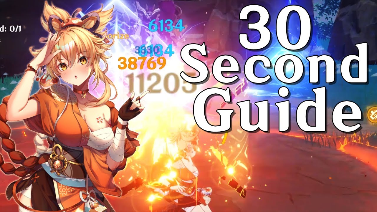 30 Second Guide To Yoimiya (Genshin Impact)