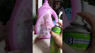 DIy flower vase idea from waste material/ plastic bottle craft/Home decor ideas/Recycle craft