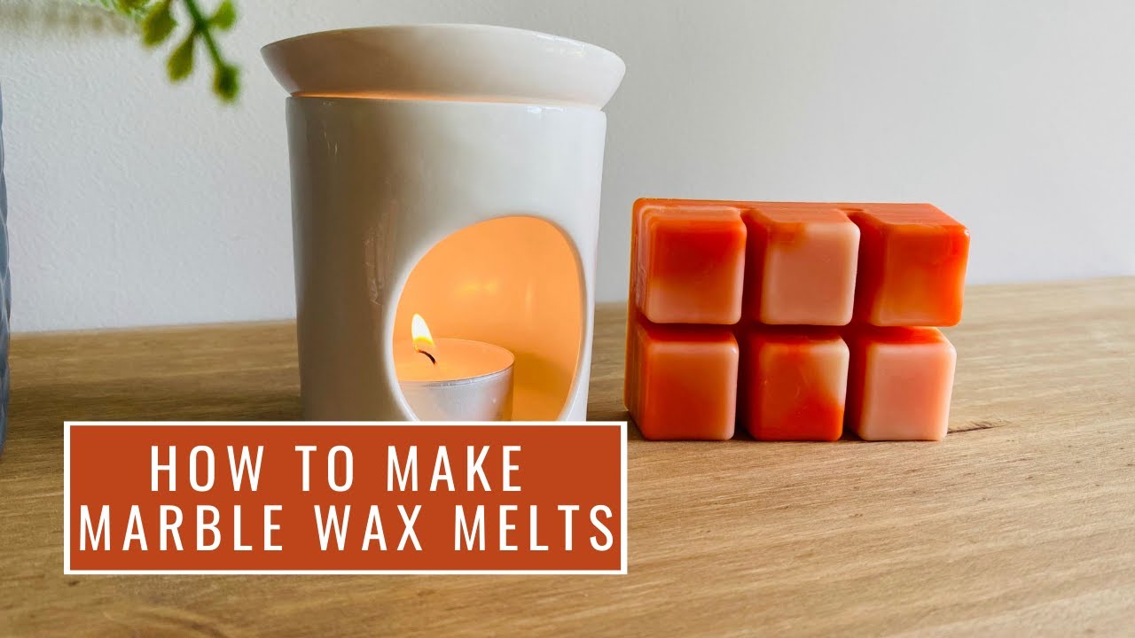 How To Make Marble Wax Melts  Wax Melt Making Tutorial 