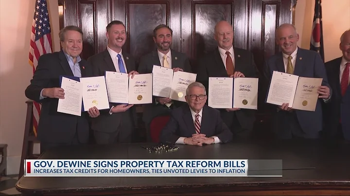 Gov. DeWine signs bills on property tax reform, election changes
