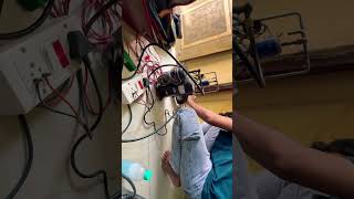 Haier 240L refrigerator gas charged (R600a) after pressure leak testing. Cooling performance