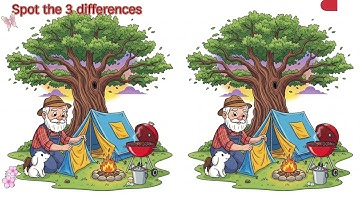 🐝Find 3 differences!Spotthe difference💞#SpotTheDifference​ #BrainGame​#quizgame #puzzlegame#findgame
