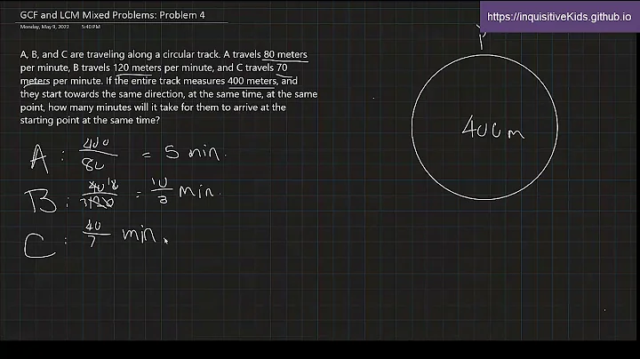 GCF and LCM Mixed Problems: Problem 4