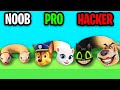 NOOB vs PRO vs HACKER In CATS & DOGS 3D! (MAX LEVEL SKIN UNLOCKED!)