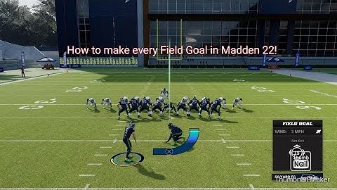 Madden NFL 22 Tip: How to kick a field goal in Madden 22! Subscribe for Future Tips!!