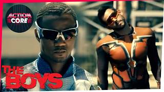A-Train Demolishes Shockwave in Brutal Superhero Race | The Boys | ActionCore