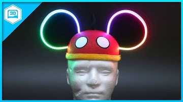 Neon Neopixel Mickey Ears @adafruit #adafruit
