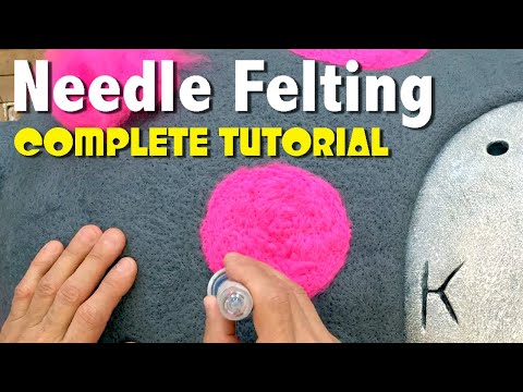 Naaldvilten Tutorial: Naald vilten groot beeld