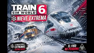 🚨 NIEVE EXTREMA en Train Sim World 6 ❄️ ¿SOBREVIVIRÁ EL TREN? 🚆💥#trainsimworld6
