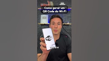 Como gerar um QR code do seu Wi-Fi #dicas #celular #android #wifi #qrcode
