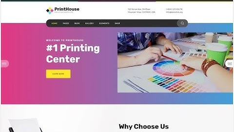 Print House – Print Shop Multipage Modern HTML Website Template 3.99 $ Only