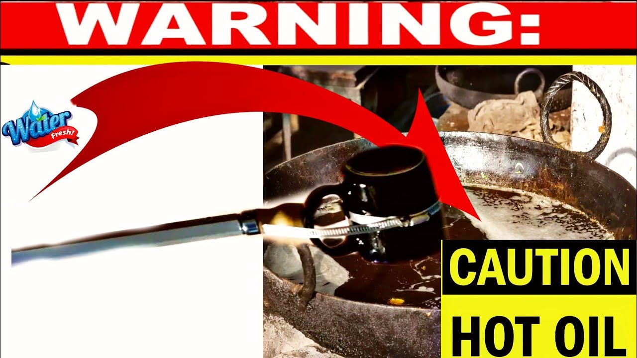 Cold Water in Hot Oil Experiment Shocking results YouTube