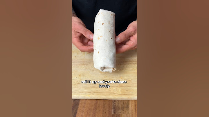 How to wrap a wrap 🌯