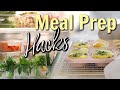 Meal Prep HACKS For Quick & Healthy Meals! MissLizHeart