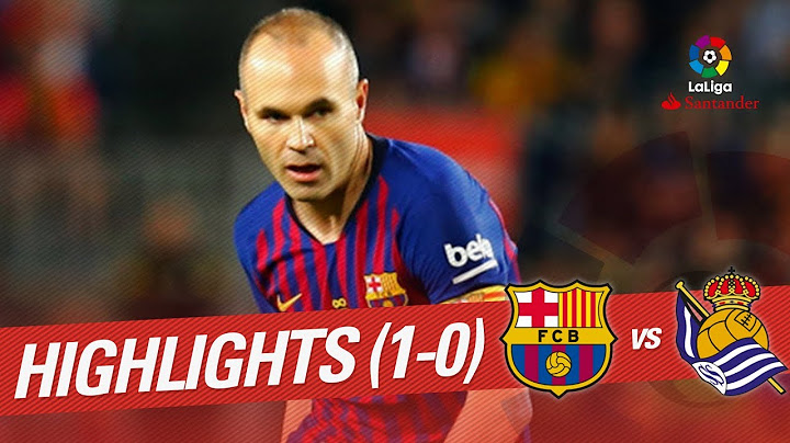Highlights FC Barcelona vs Real Sociedad (1-0)