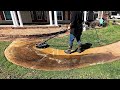 FILTHY FARM HOUSE SIDEWALK MAKEOVER - power washing dirty concrete