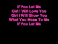 Let Me Love You Lyrics