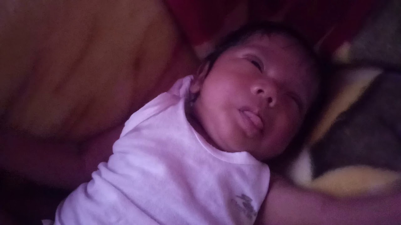 Three weeks baby boy cute stretching and sleeping YouTube