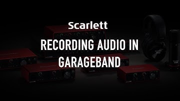 Recording audio in Garageband