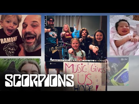 Scorpions “sign of hope” (fans signs video 1)