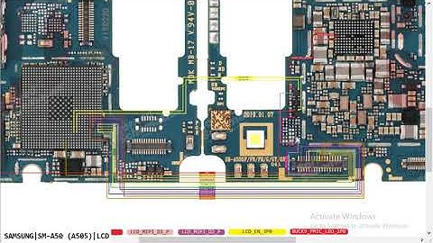 Samsung A50 SM A505 LCD Black No Lcd Grapic Problem Hardware Solution